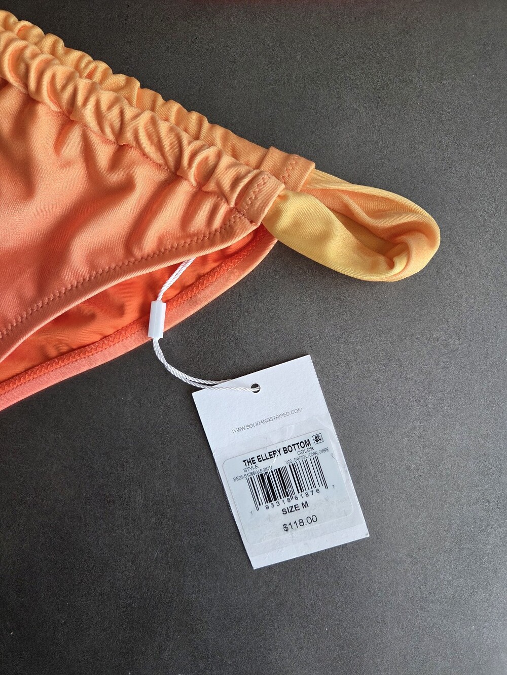 Solid & Striped Ellery Bikini Top Size Small & Bottoms Size Medium NWT - Picture 6 of 8